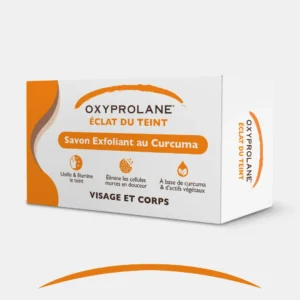 Oxyprolane Éclat du Teint Savon exfoliant anti-taches au curcuma 220 g