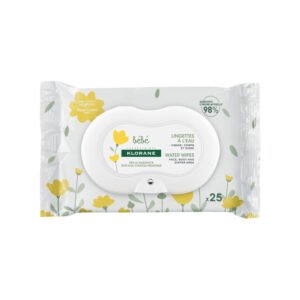 Klorane Bébé Lingettes nettoyantes à l'eau x25 25 lingettes