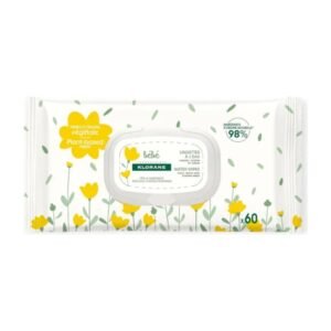 Klorane Bébé Lingettes nettoyantes à l'eau x60 60 lingettes
